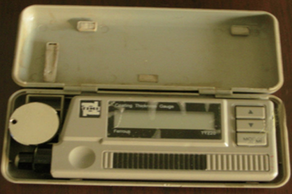 Paint film thickness meter